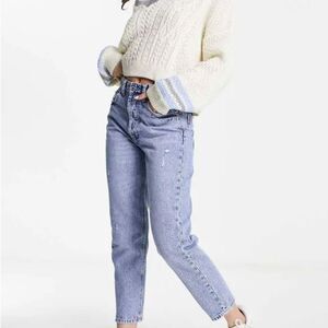Stradivarius slim mom ankle Jean